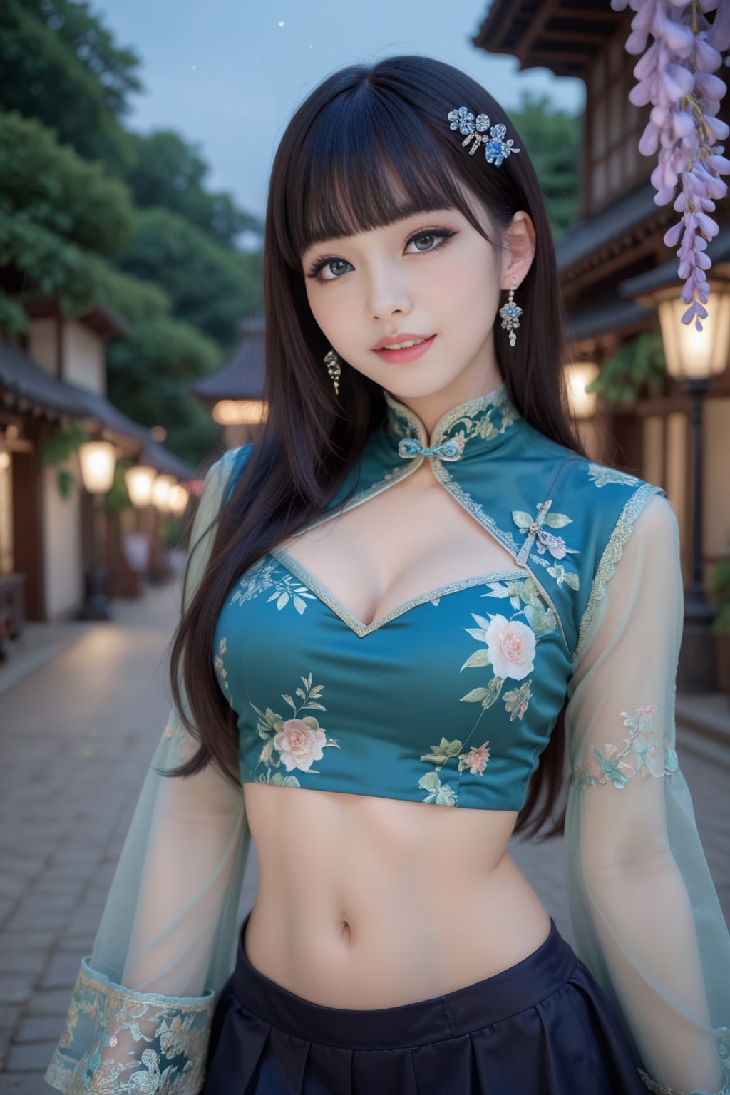 チャイナドレスの美女