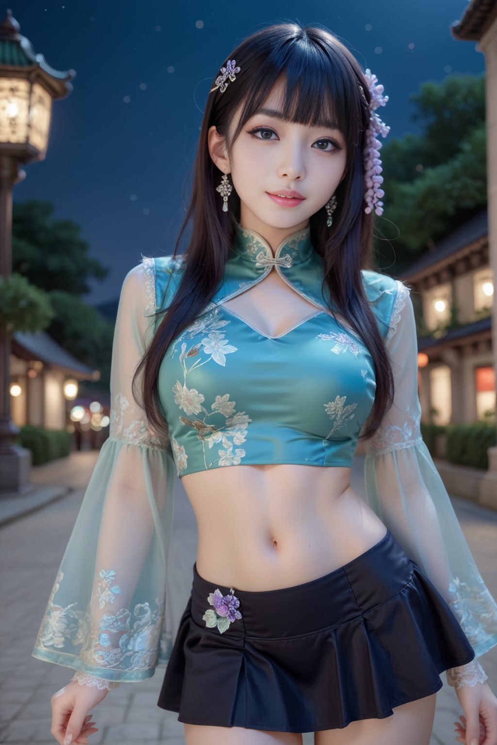 チャイナドレスの美女