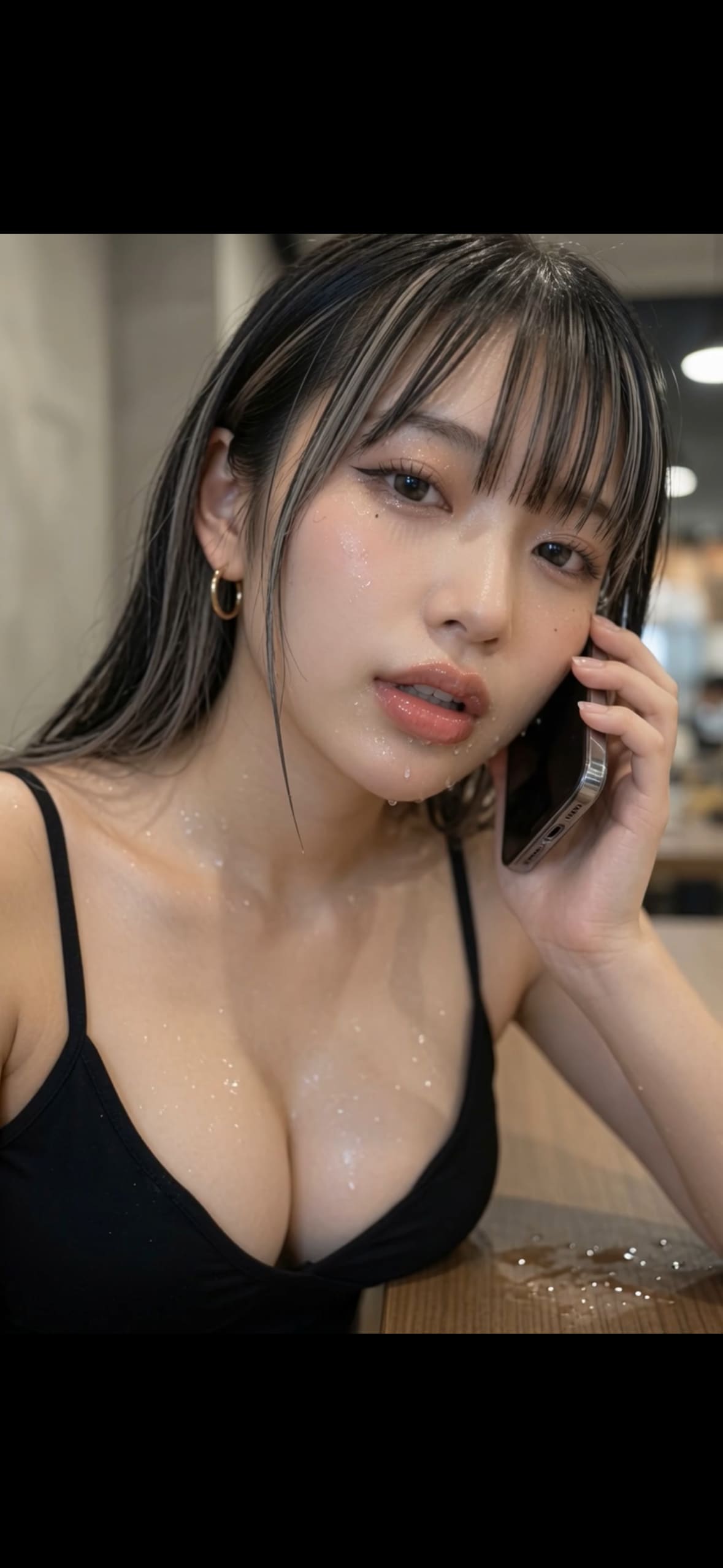 通話中にイタズラ