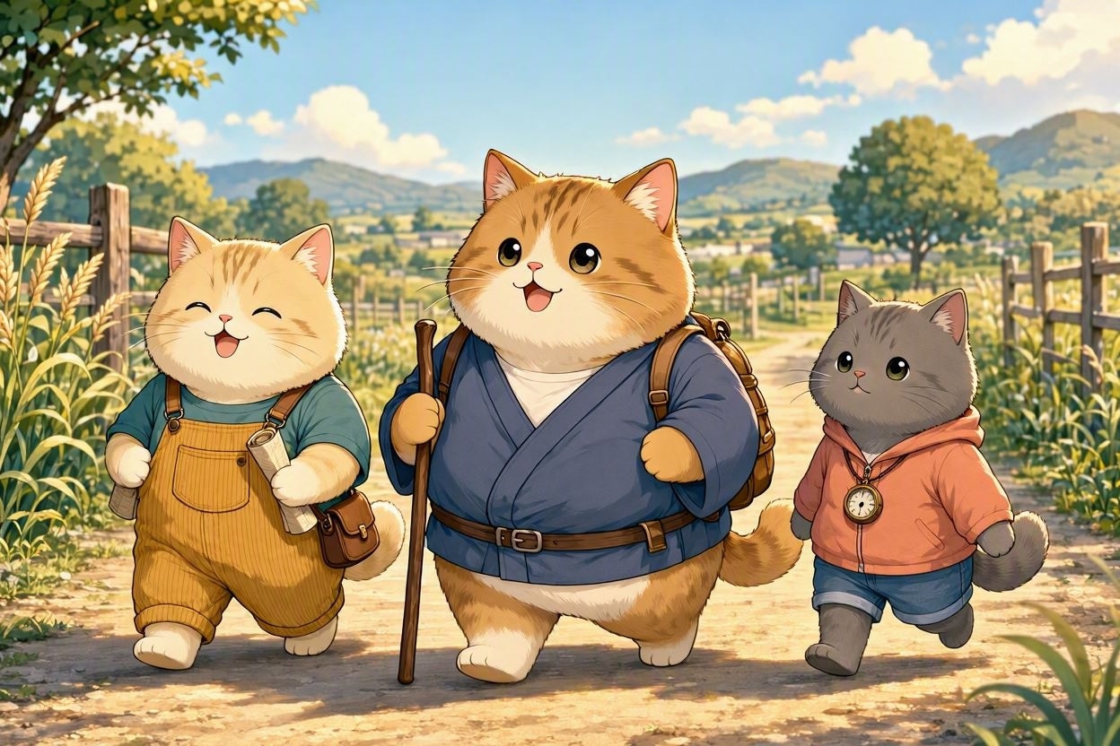 １ 旅猫 | の人気AIイラスト・グラビア
