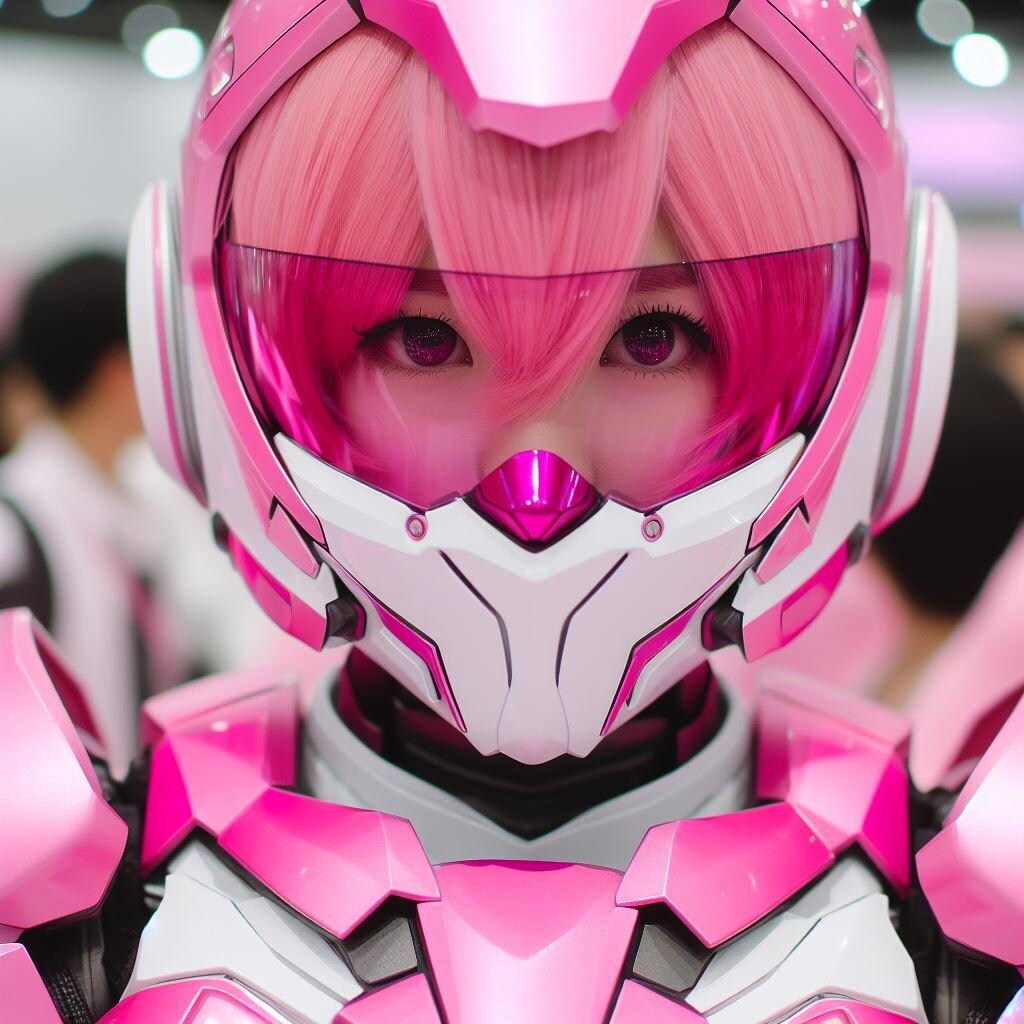 戦隊ヒロインのピンク4