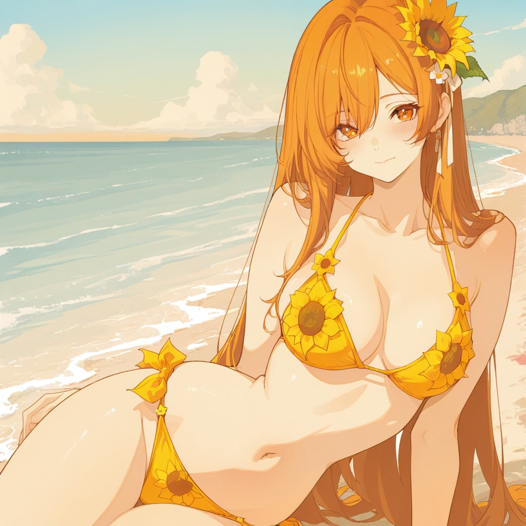 ひまわりビキニ