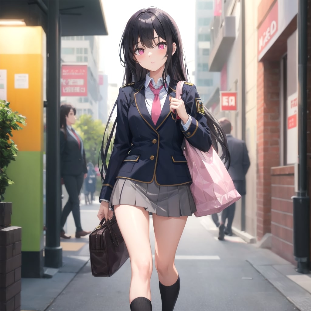 青とピンクの調和