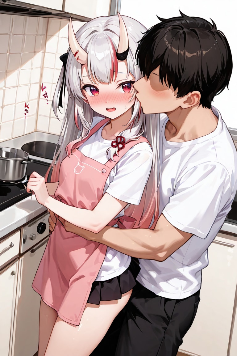 百鬼あ〇め　キッチンでえっち