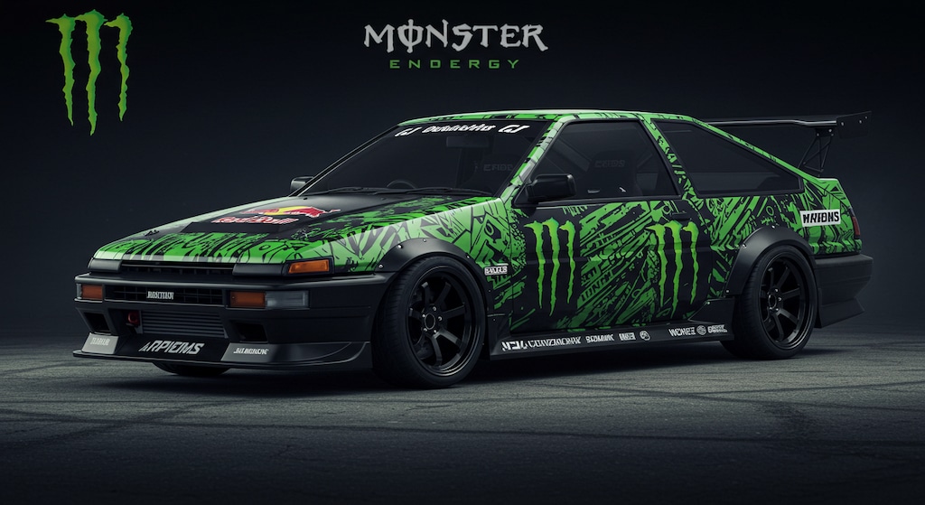 モンスターエナジーAE86