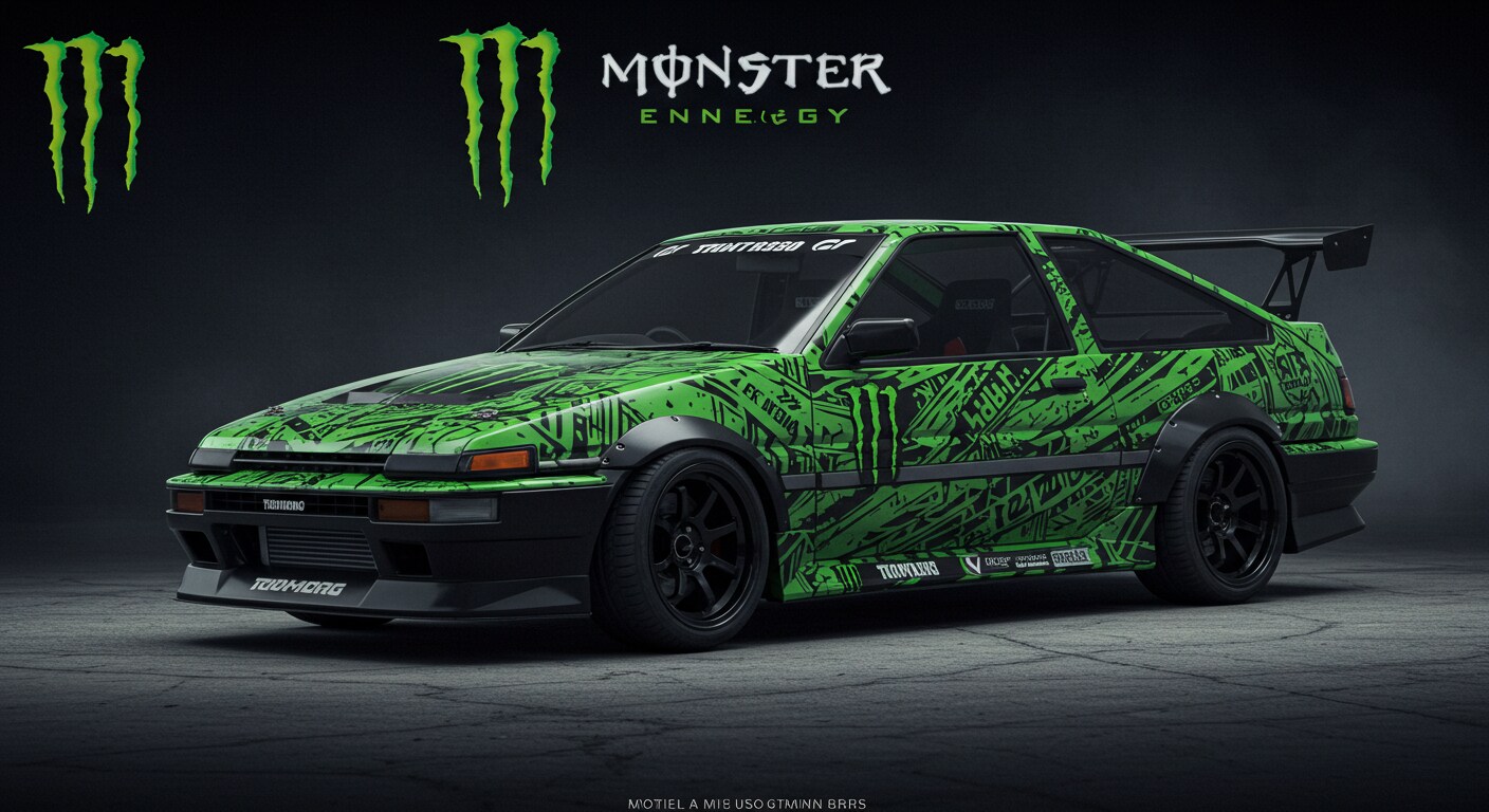 モンスターエナジーAE86 | の人気AIイラスト・グラビア