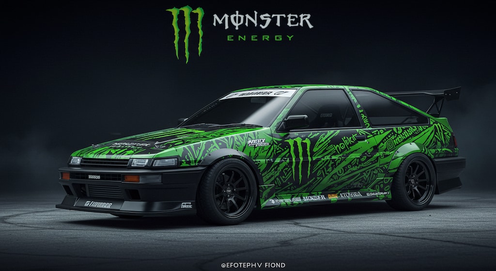 モンスターエナジーAE86