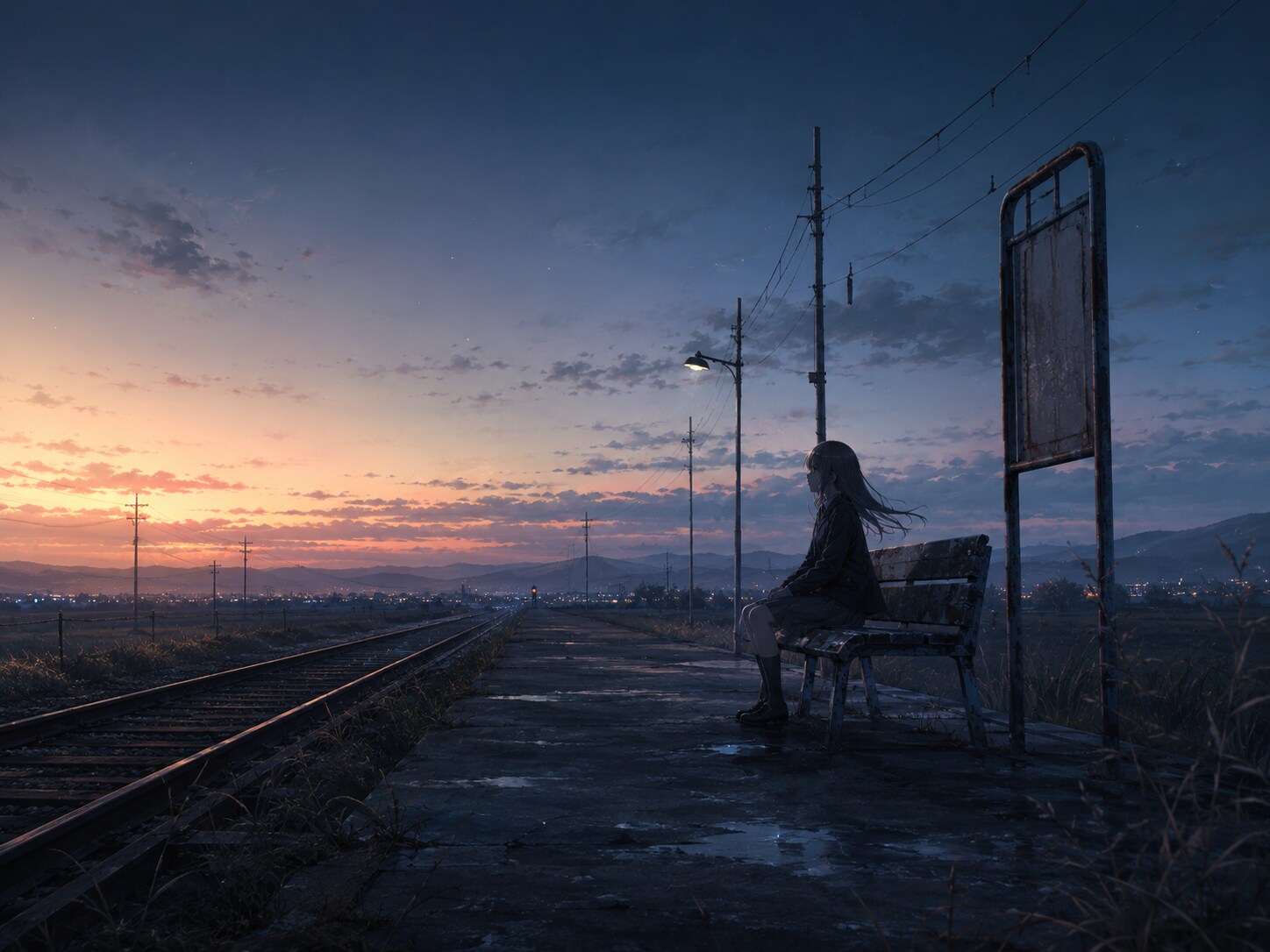 夕闇と少女58