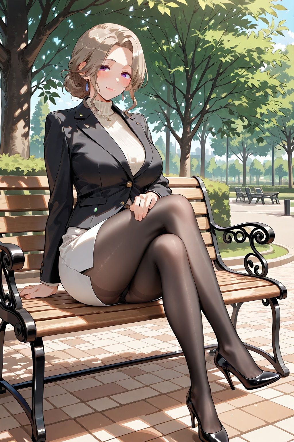 人妻お姉さん　スーツ1