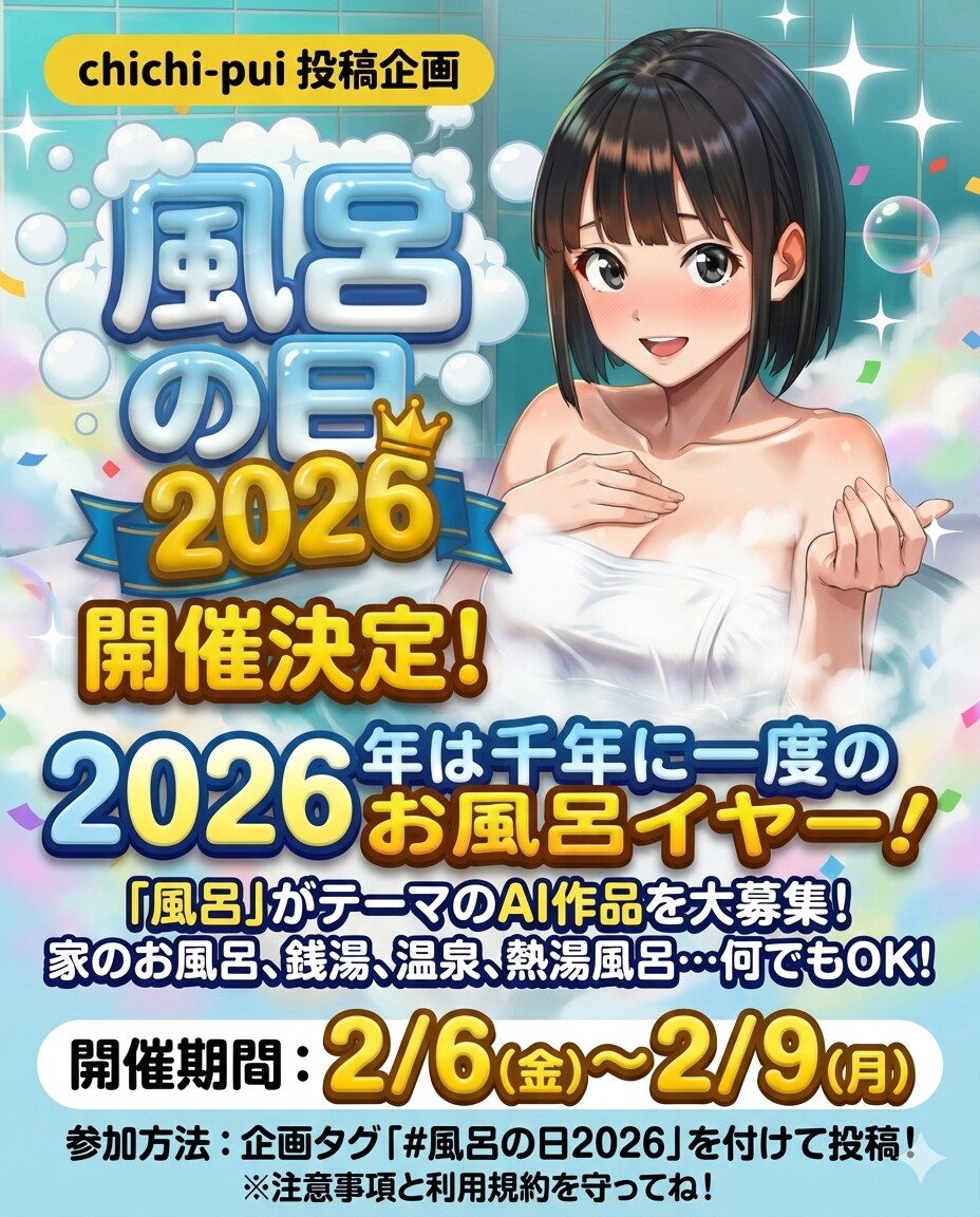 「風呂の日2026」スタート！