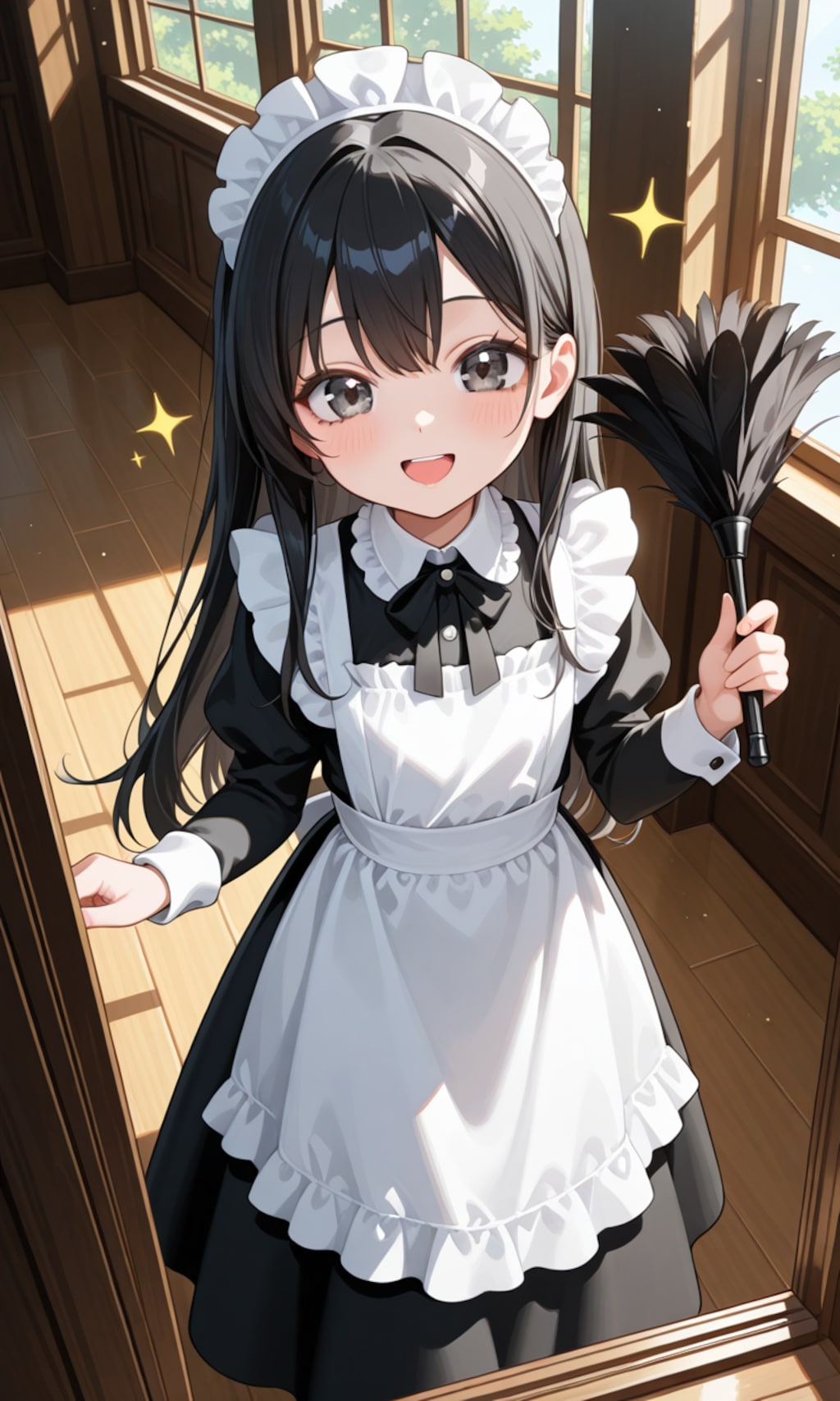 お掃除がんばります！