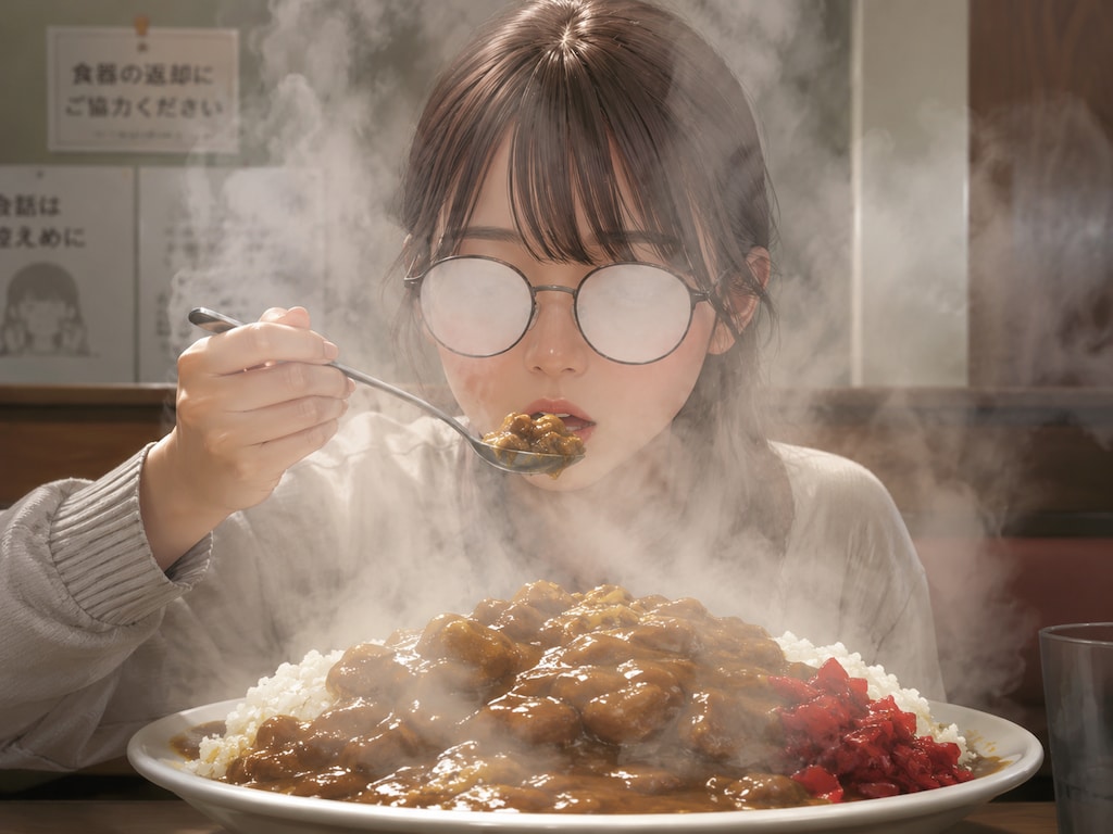 めっちゃ曇るカレー