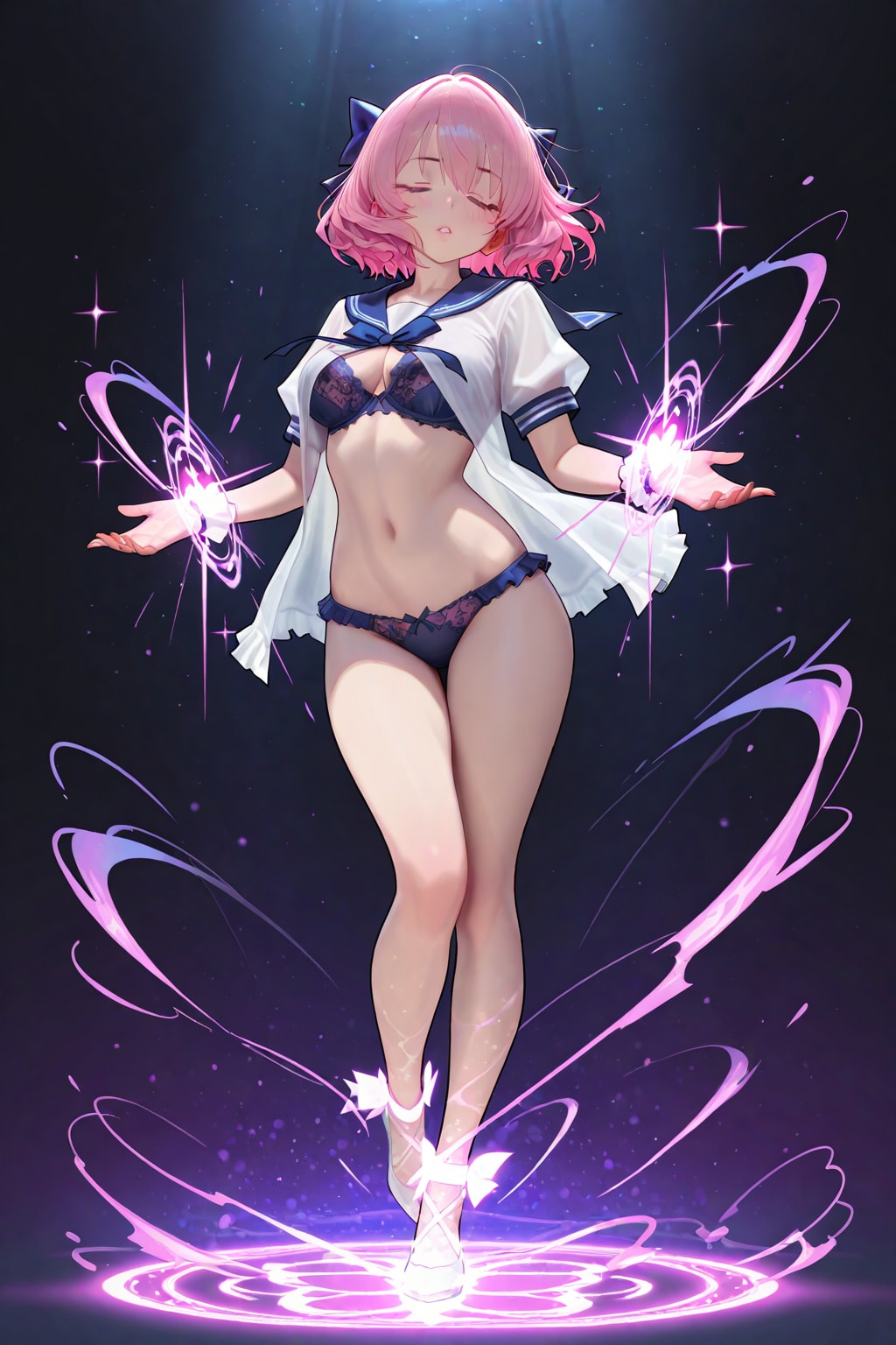 魔法少女変身中