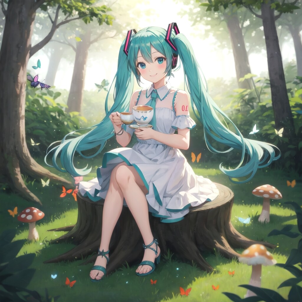 森のティータイム