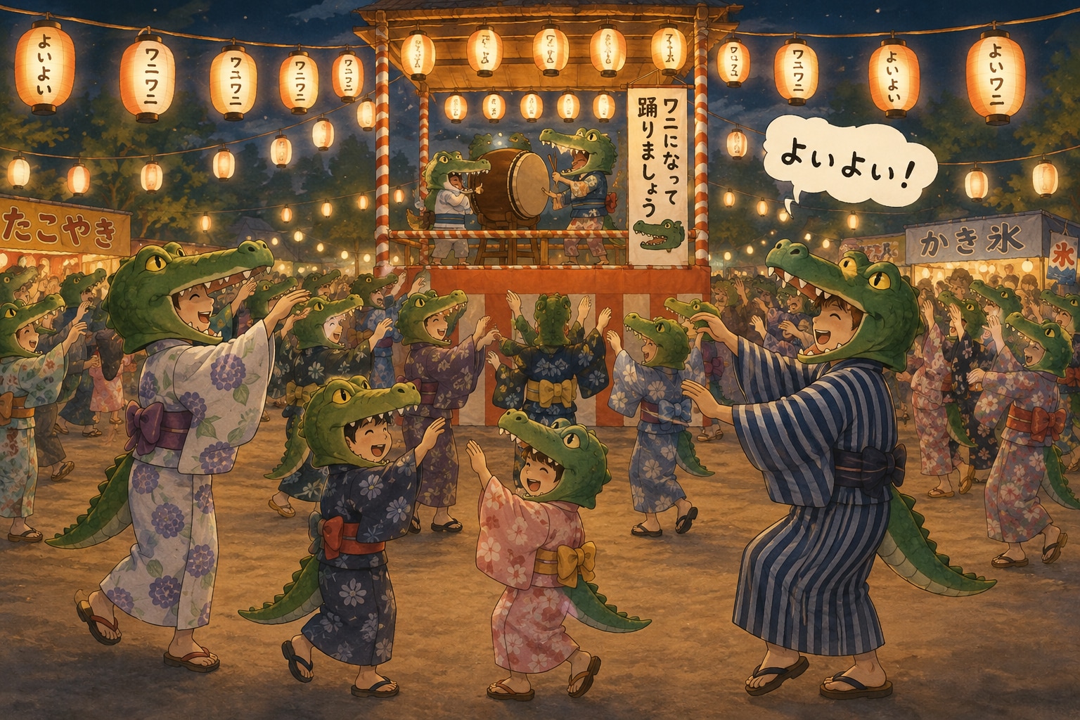ワニになって踊ろう＆カニになって踊ろう
