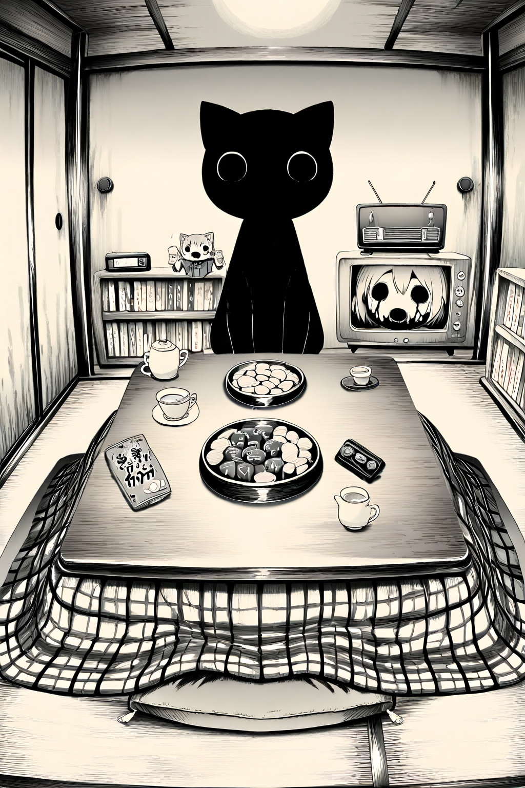 小説『Midnight Question』【ニャンノ世界】 | の人気AIイラスト・グラビア