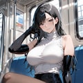 電車内で遭遇した美女 6枚目