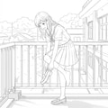靴を履く少女 2枚目