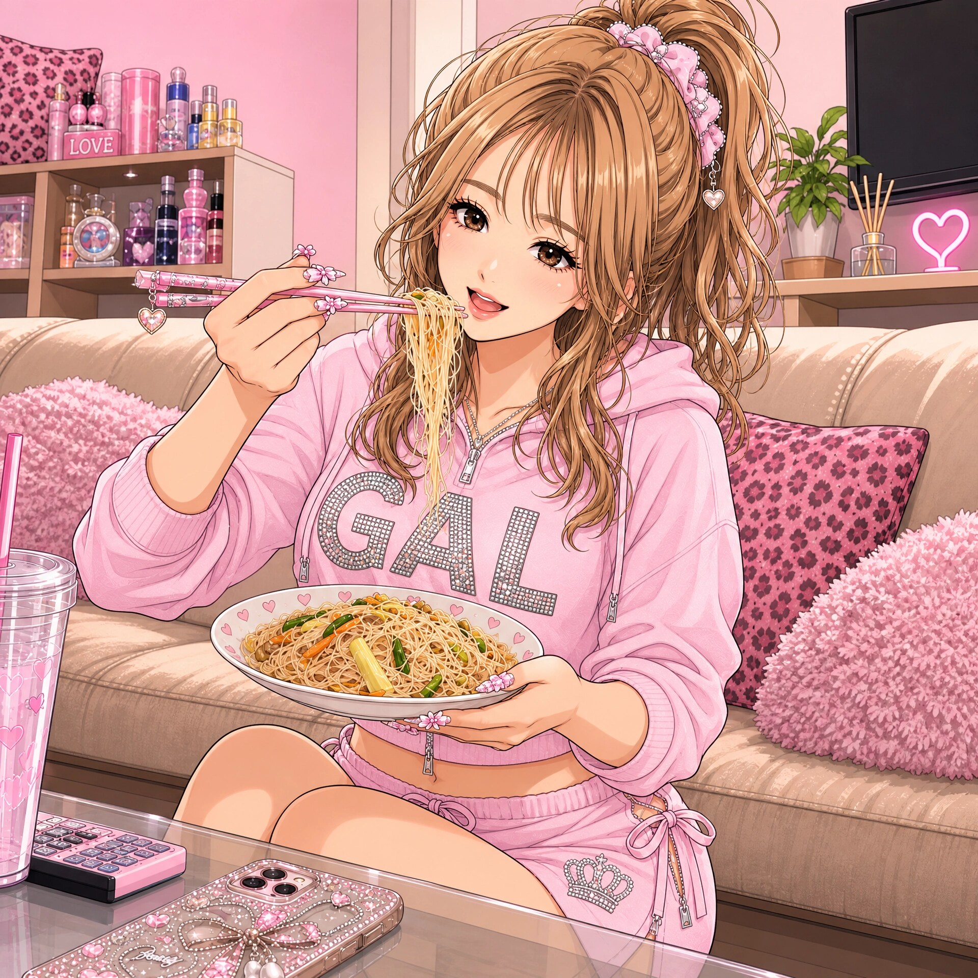 ランチ/ビーフン（れい） | の人気AIイラスト・グラビア