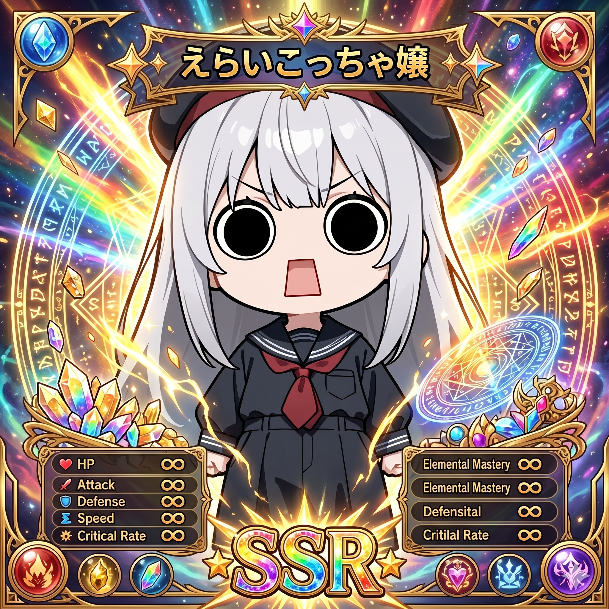SSRカードえらいこっちゃ嬢 | の人気AIイラスト・グラビア