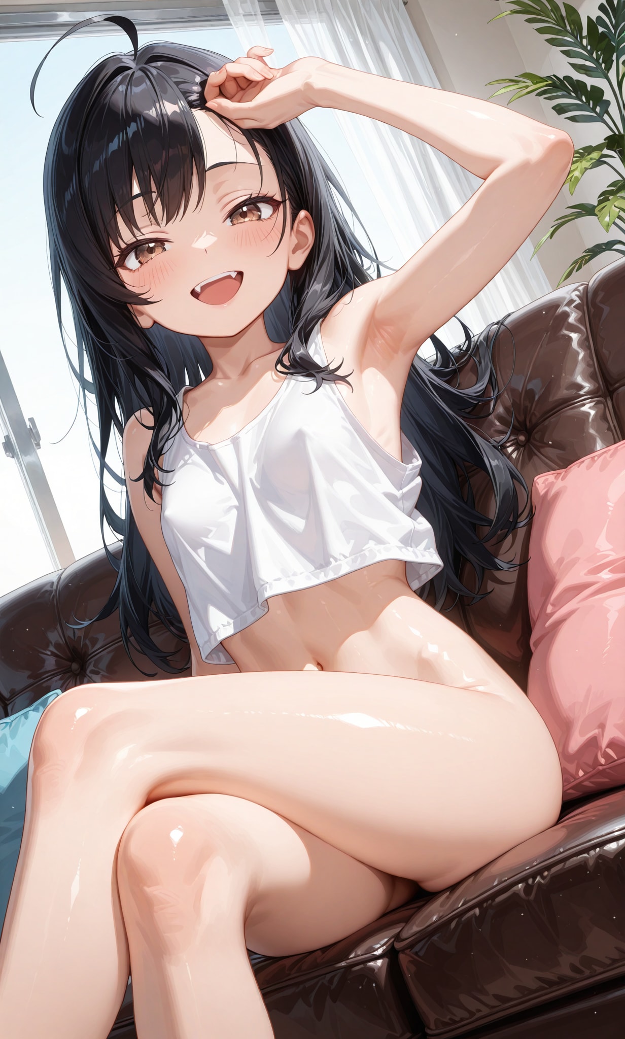 凪268　pixivお題　タンクトップ