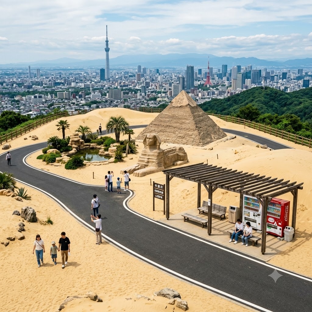 山頂の砂漠