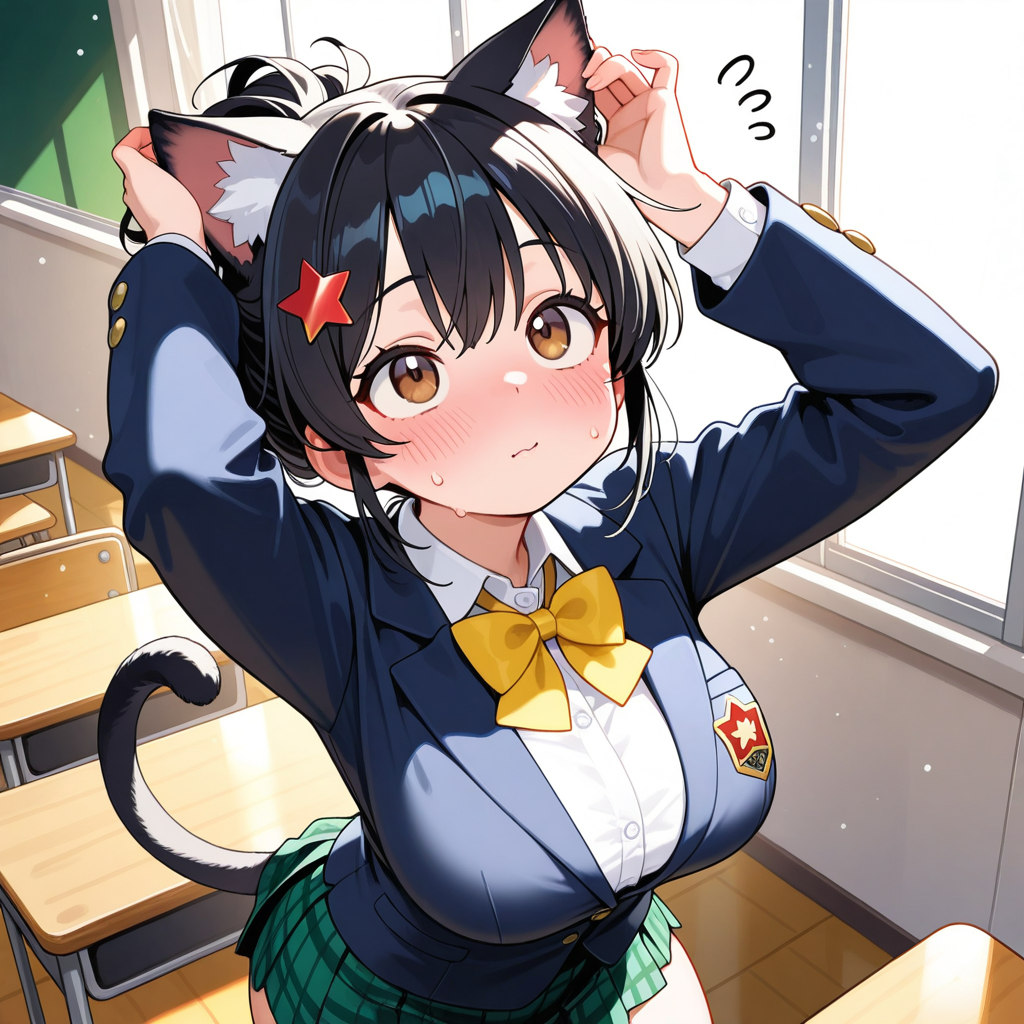 朝起きたら猫耳になっていた津田季理華ちゃん