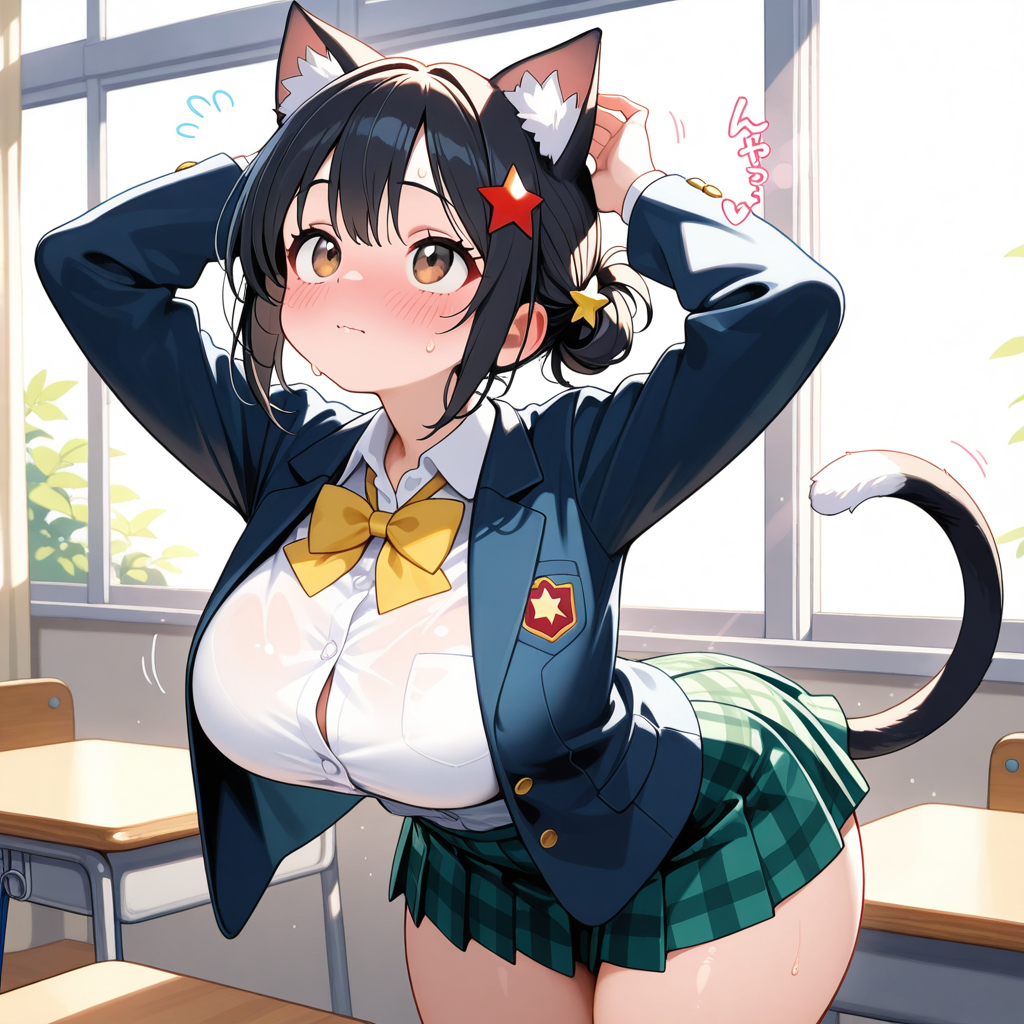 朝起きたら猫耳になっていた津田季理華ちゃん