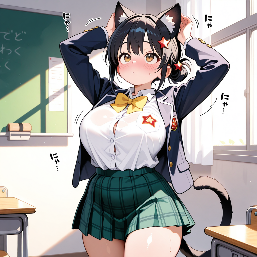 朝起きたら猫耳になっていた津田季理華ちゃん