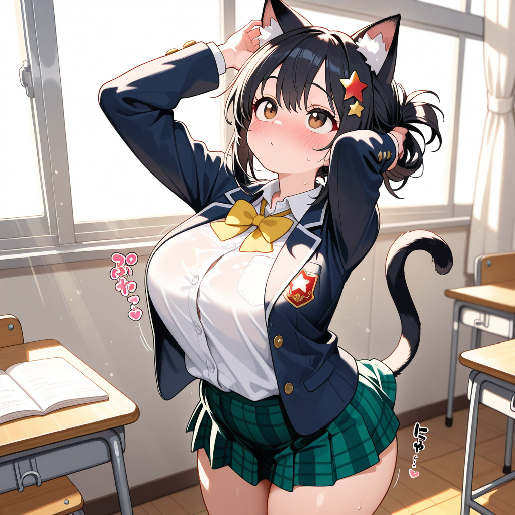 朝起きたら猫耳になっていた津田季理華ちゃん