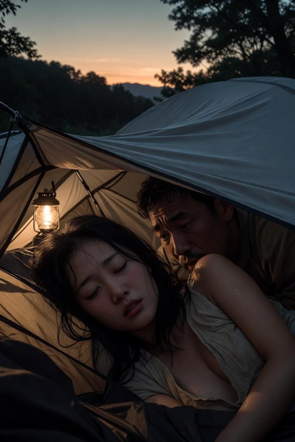 ソロキャンプ女子の一夜の秘話