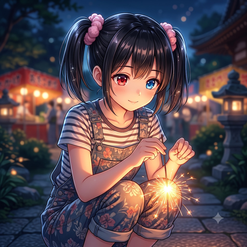 花火とアケちゃん