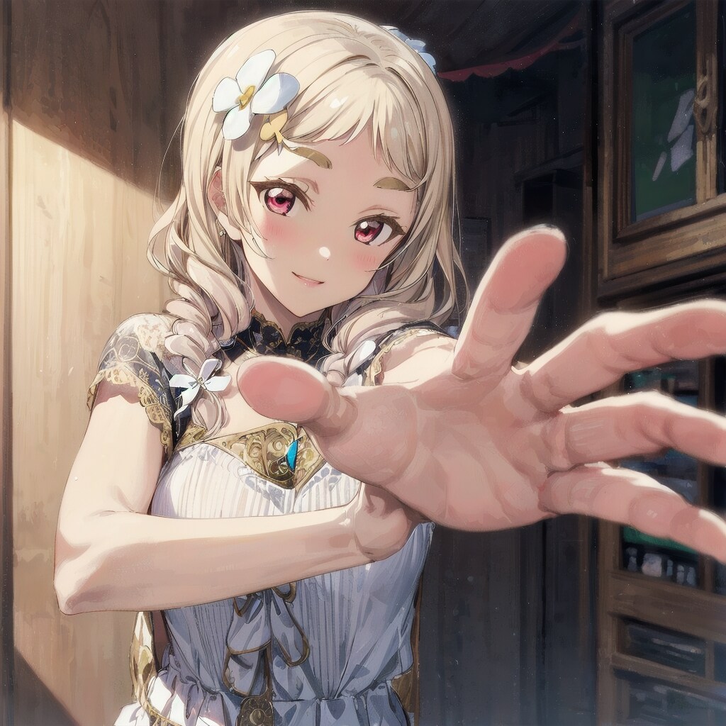 ハンドパワーですの