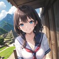 マチュピチュのJK　〜制服のある風景〜 3枚目