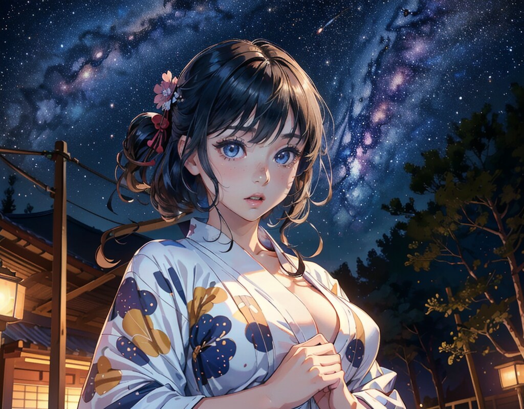 Girl and Tanabata