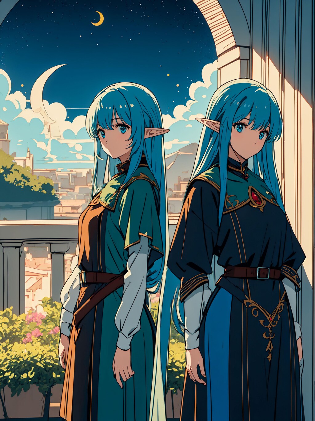 (2023/06/10 PM)双星のエルフ、アネ&リルシス