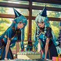 (2023/06/10 PM)双星のエルフ、アネ&リルシス 2枚目