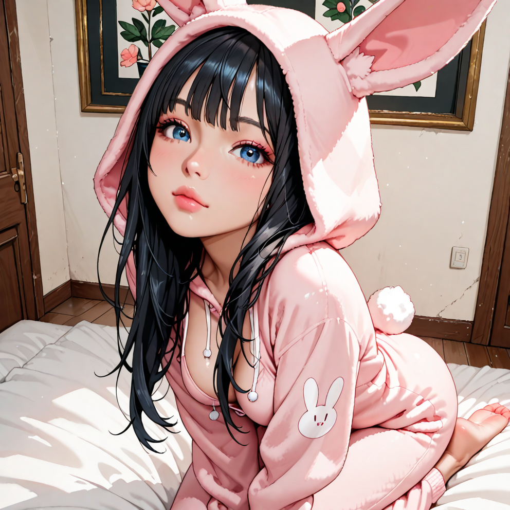 ウサギコスチューム | の人気AIイラスト・グラビア