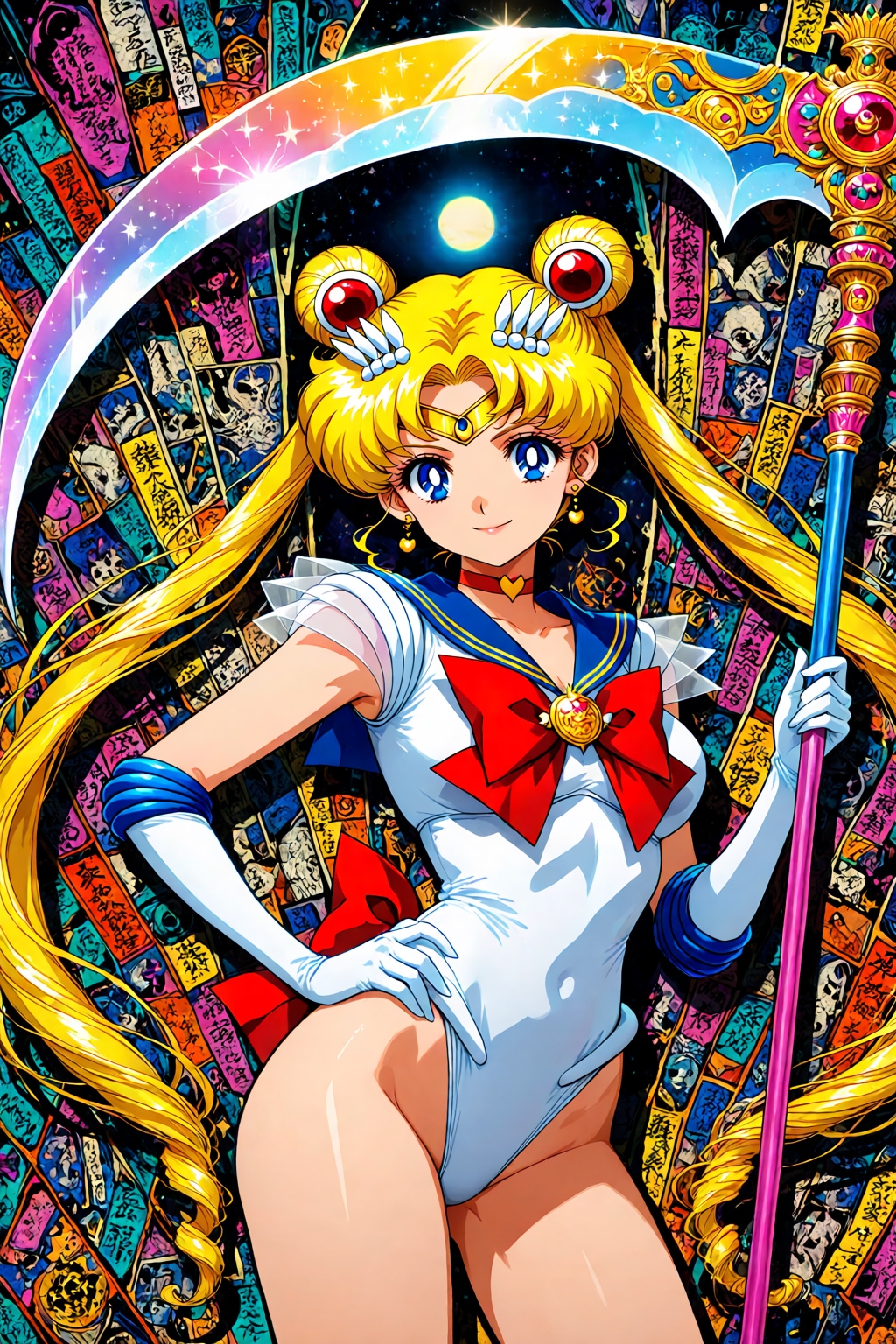 女怪人ちゃん達視点のセーラー戦士！？・・自分達の命を刈り取る為に現れた💦禍々しい死神😭💦