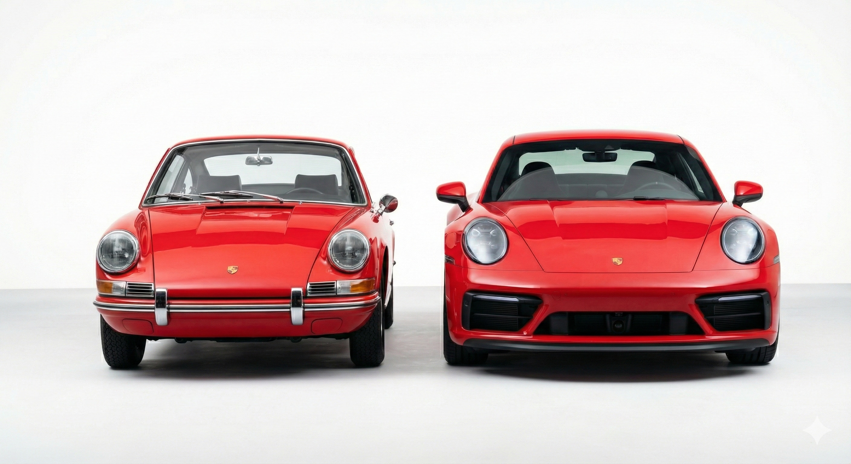 最古と最新のポルシェ911 | の人気AIイラスト・グラビア