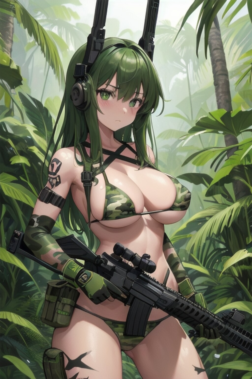 サバゲー少女　三人衆？