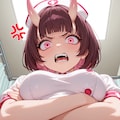 【うちの子】白衣の鬼 お菓子を見つける 2枚目
