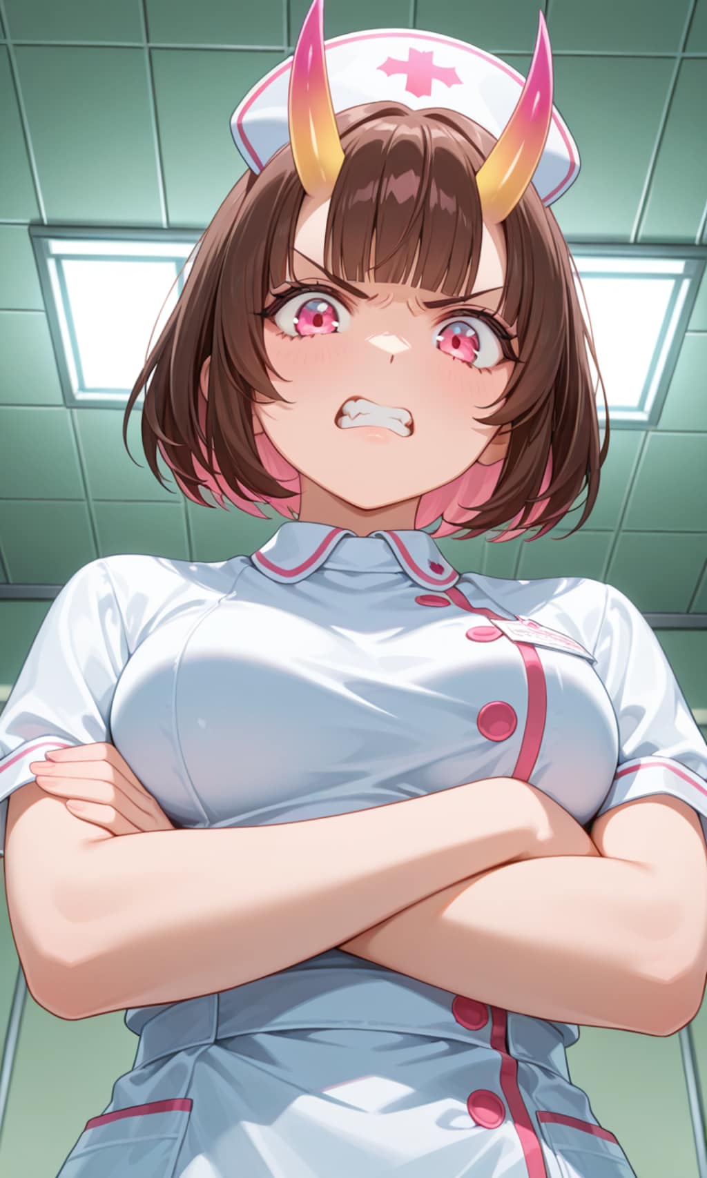 【うちの子】白衣の鬼 お菓子を見つける