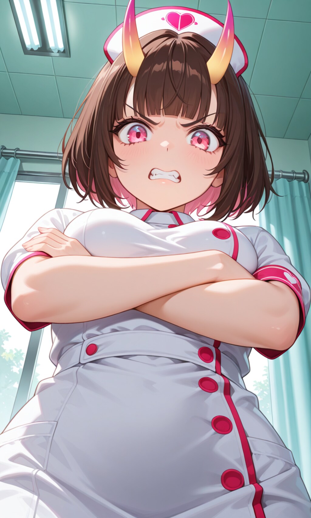 【うちの子】白衣の鬼 お菓子を見つける