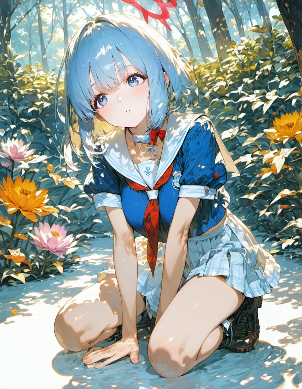 Lost Between Flowers and Light