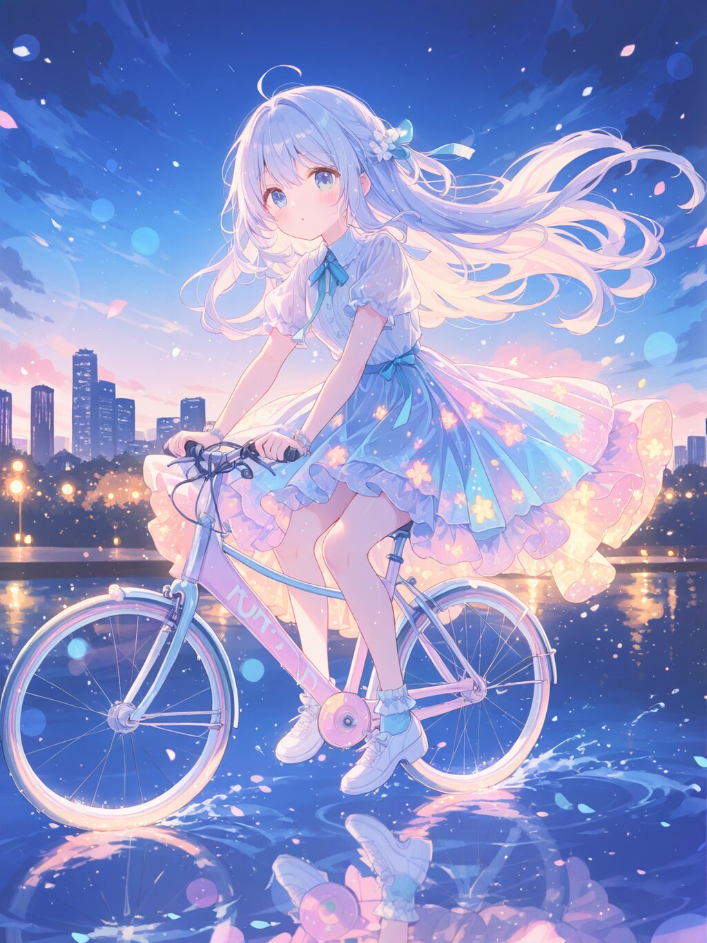 夜を往く輝きの軌跡