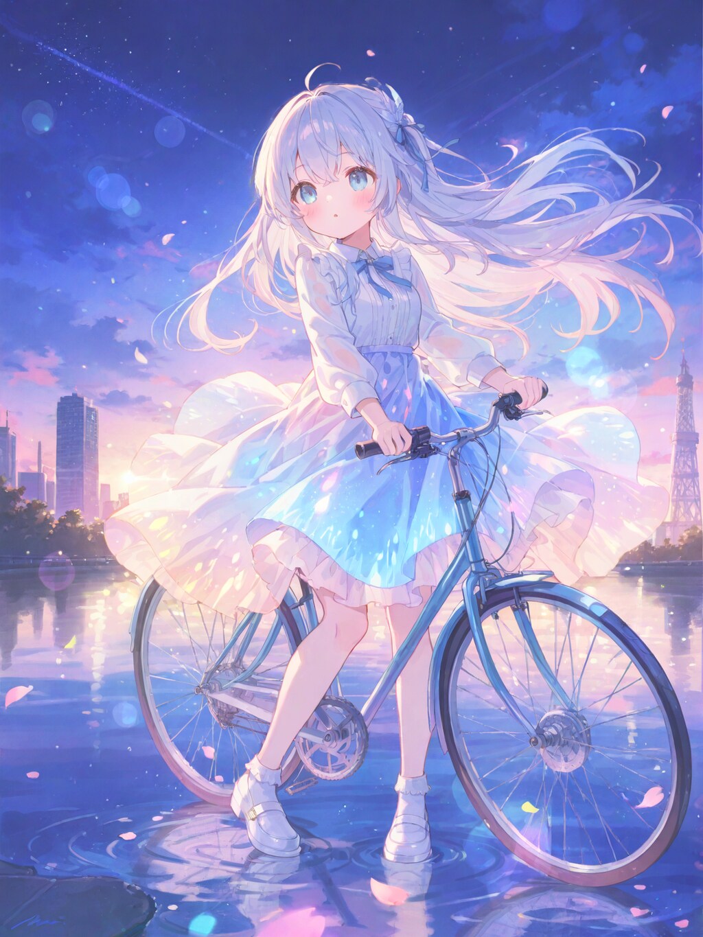 夜を往く輝きの軌跡