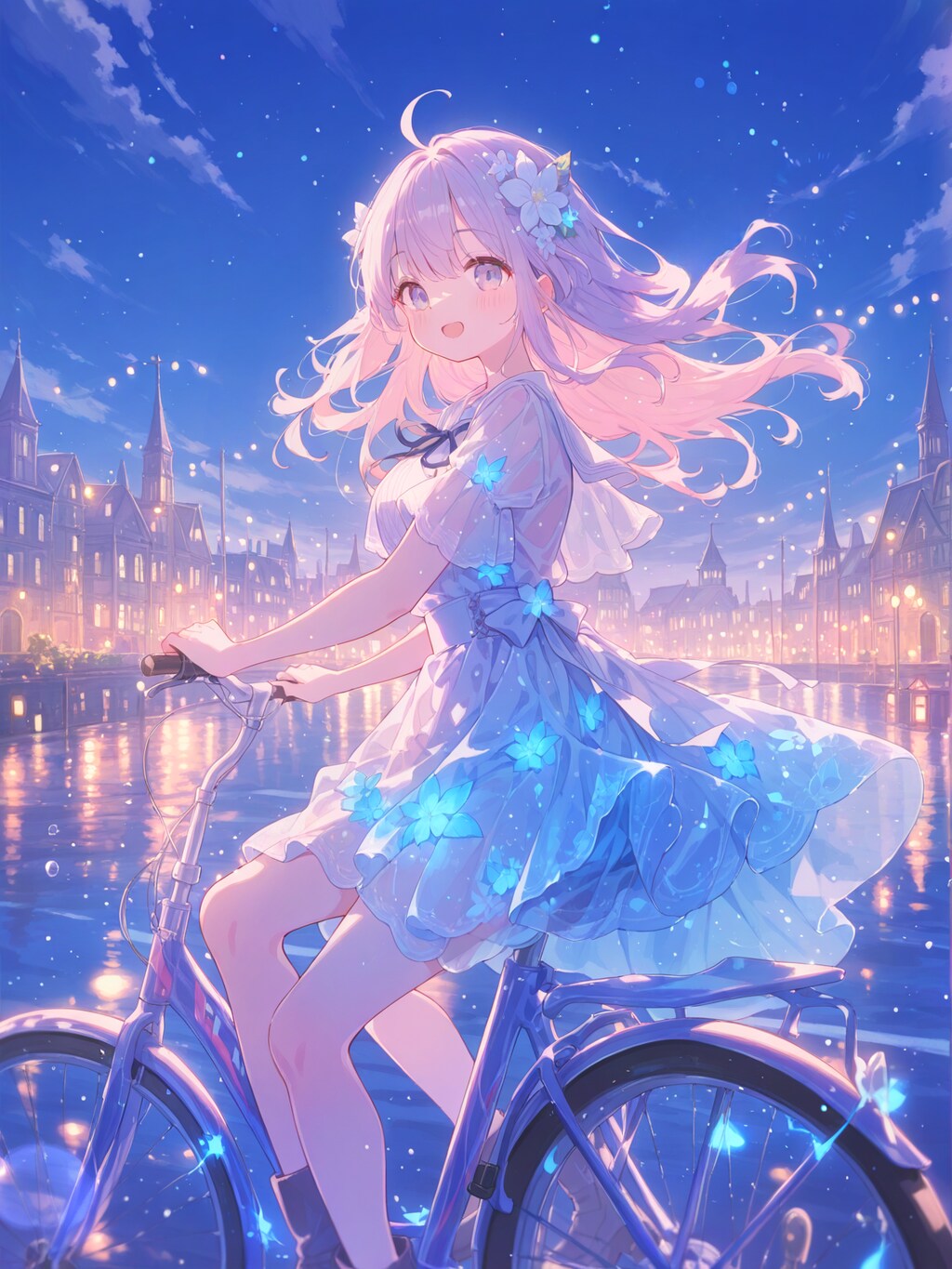 夜を往く輝きの軌跡