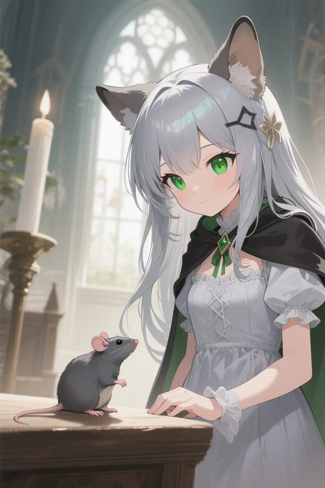 ステラちゃんとネズミ | の人気AIイラスト・グラビア