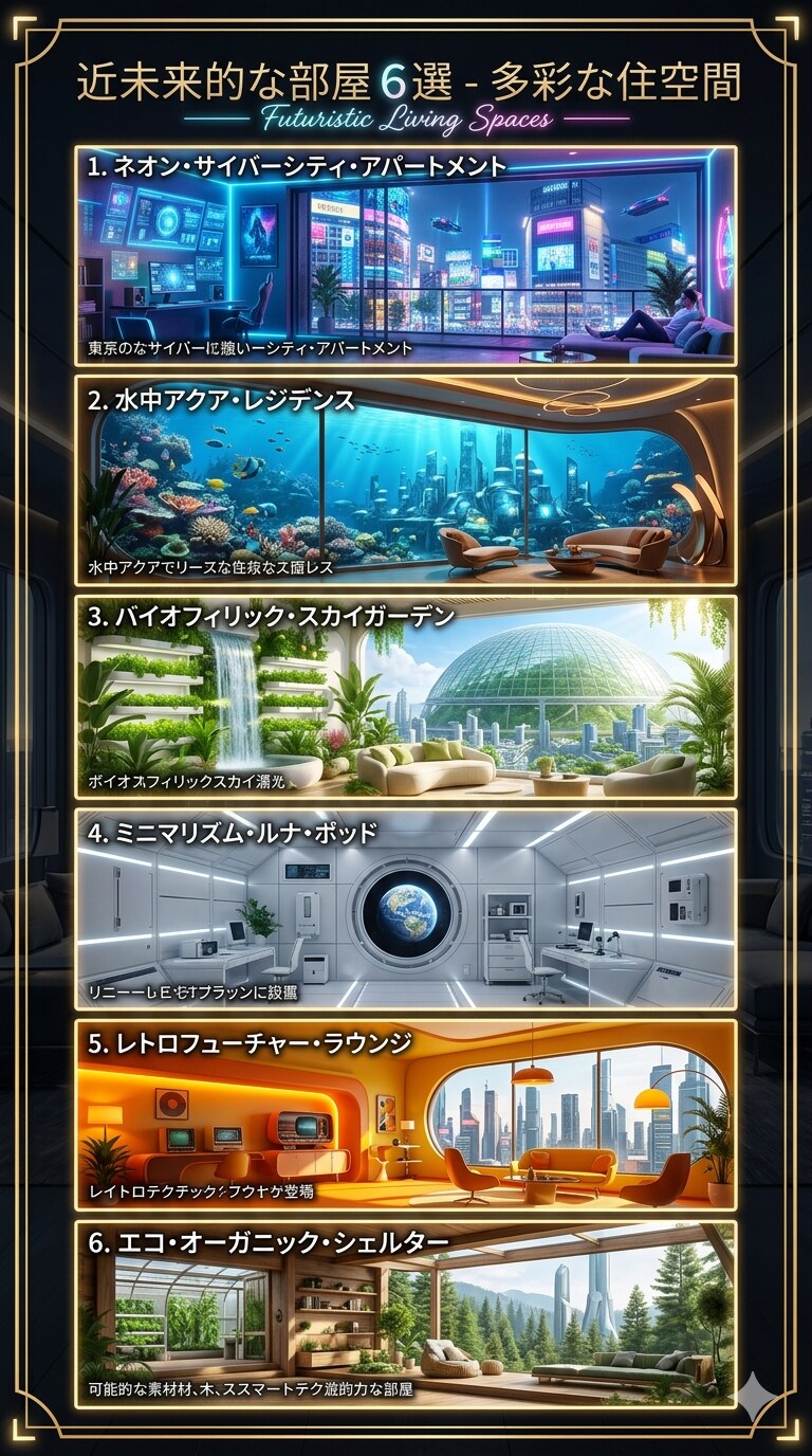 近未来的な部屋